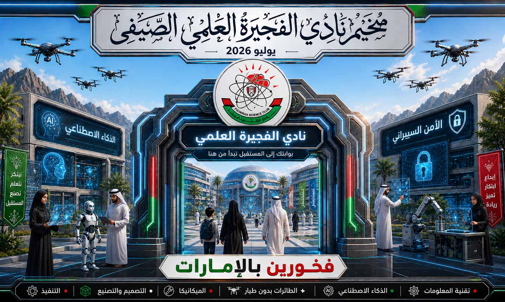 مخيم الفجيرة العلمي الصيفي - النسخة الخامسة  2026