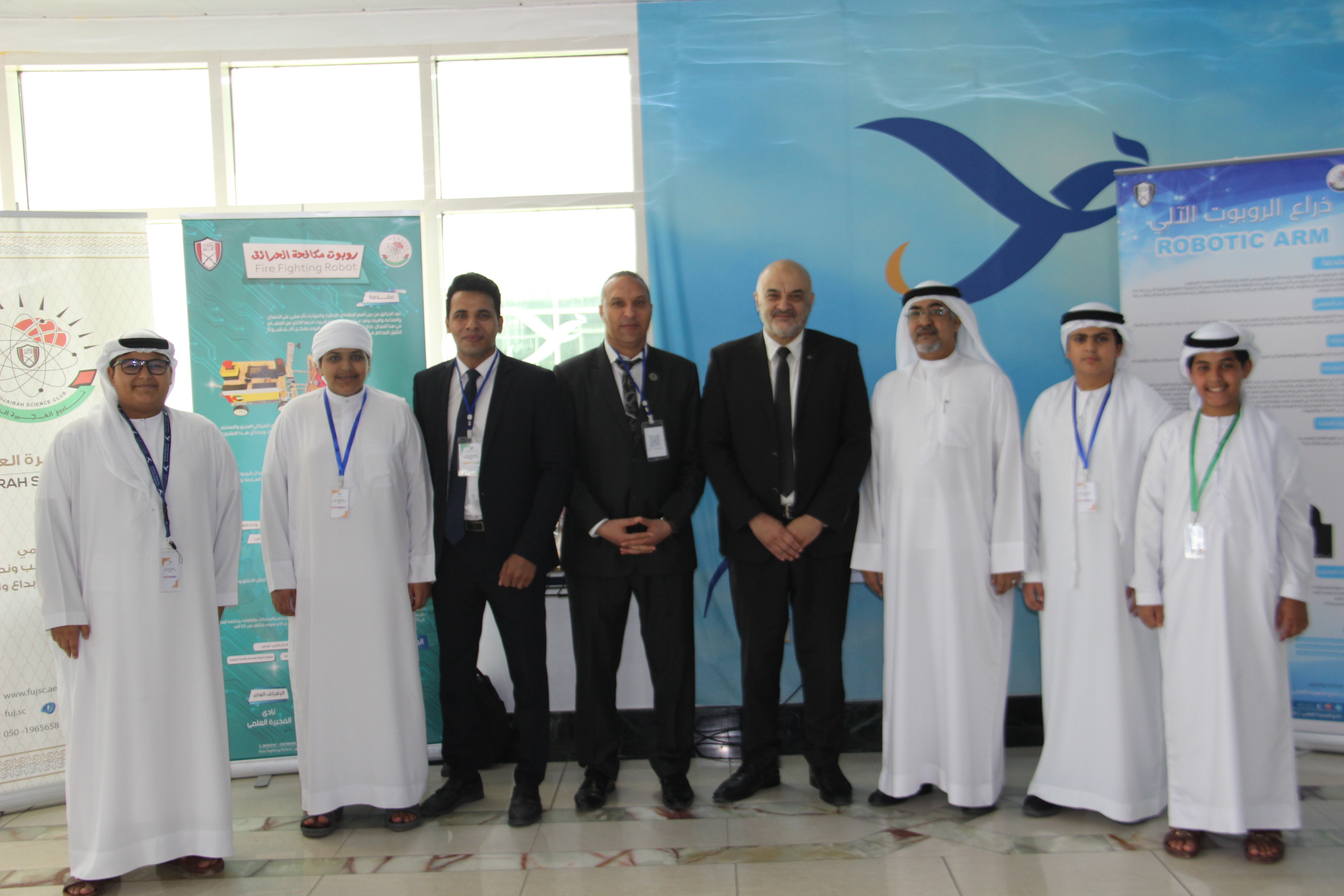 مشاركة النادي في المعرض والمسابقة العلمية مع جامعة الفجيرة 2023
