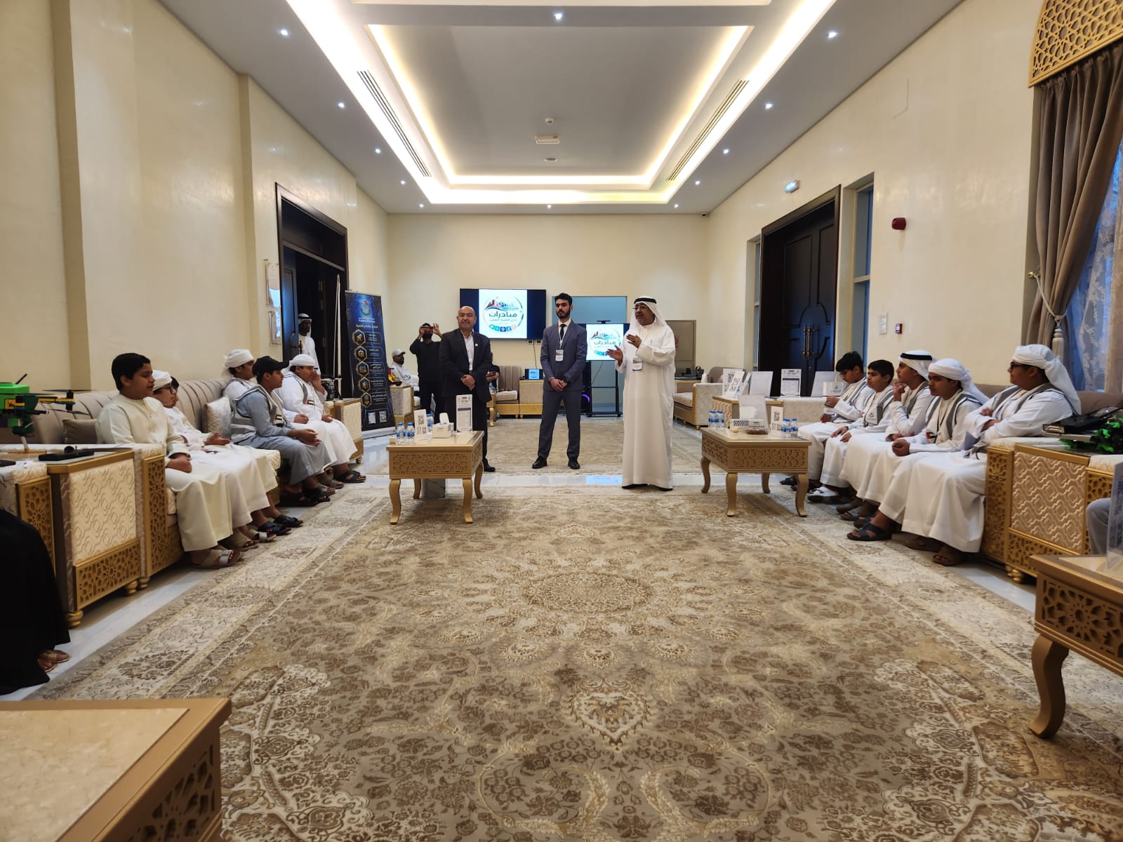 Dialogue session on the initiatives of the Fujairah Science Club and the "Fikra" initiative at the Masafi Community Council, May 20, 2026